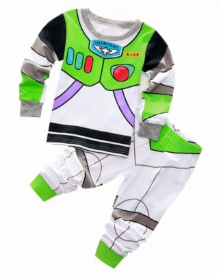 Buzz Lightyear white-black pajamas for boys very high quality