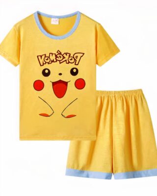 Pikachu Pokémon pyjamas for boys in yellow