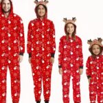Christmas pyjamas with snowmen for the family in fashion