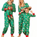Pyjama suit Green for the whole family, very fashionable, good quality