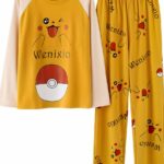 Pokémon pyjamas for men and women in yellow