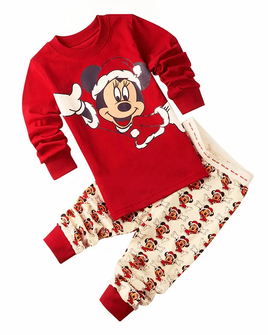 Mickey's pajama set as a fashionable Santa Claus, high quality