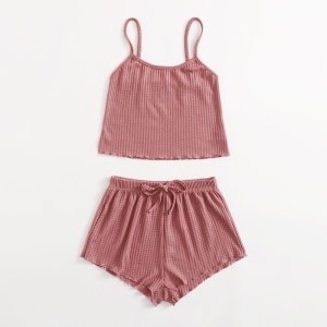 Fashionable two-piece summer pajamas for women