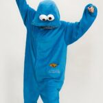 Blue Muppet Show pajama suit with white background