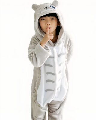 Totoro jumpsuit with white background