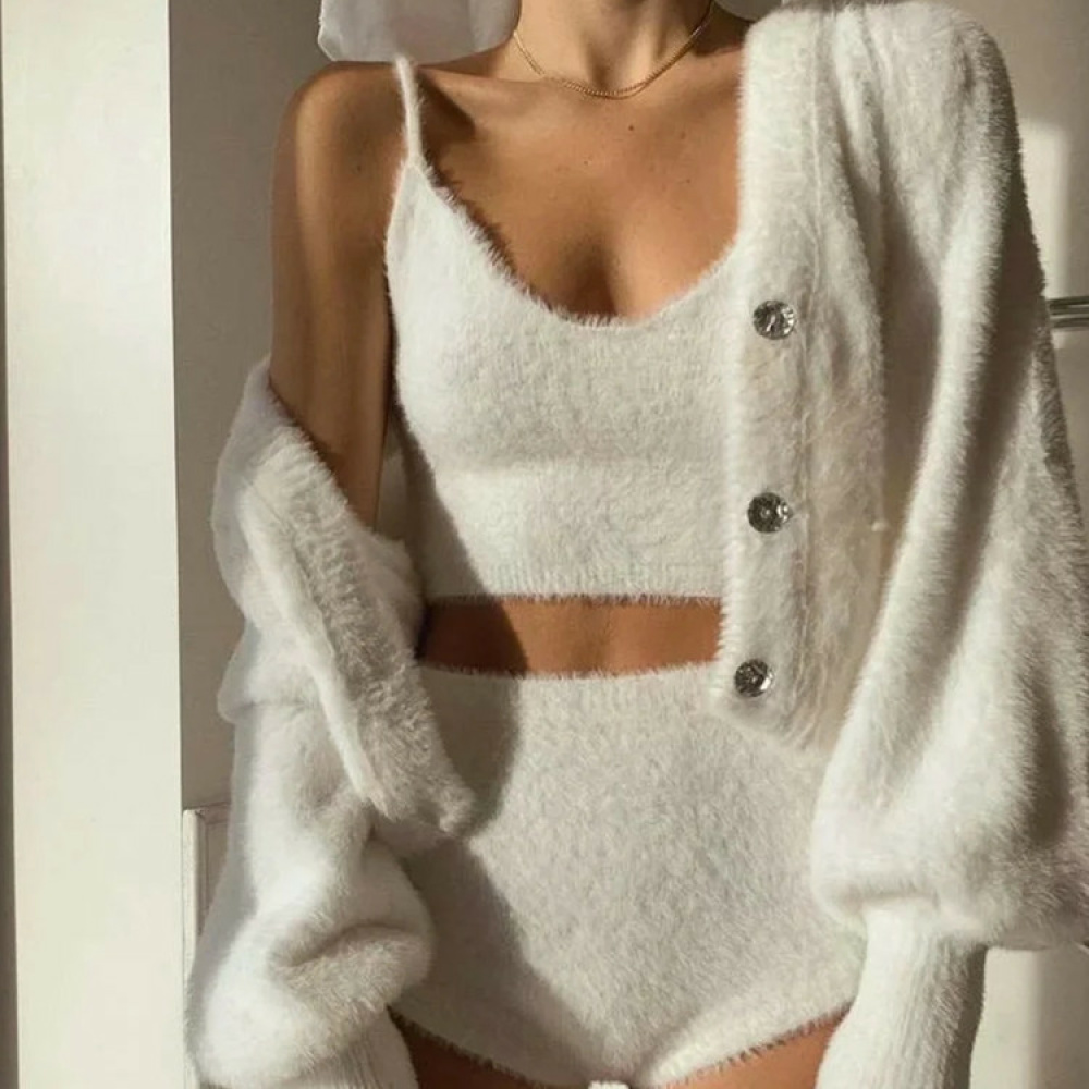 Women's woolen pyjashort
